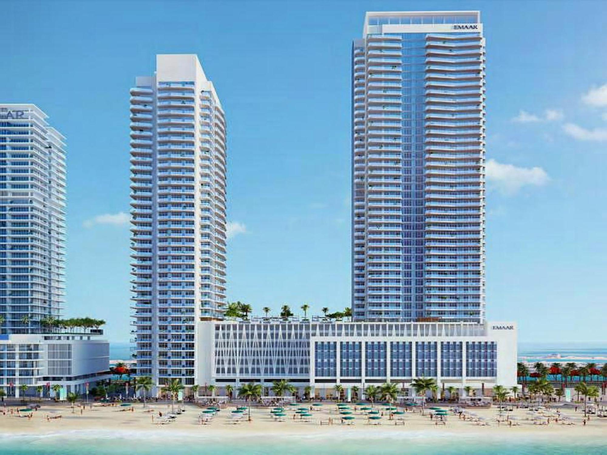Ultra Luxury Emaar Beachfront - Private Beach And Pool Dubai Exterior photo